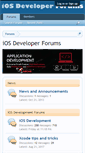 Mobile Screenshot of iosdeveloperforums.com